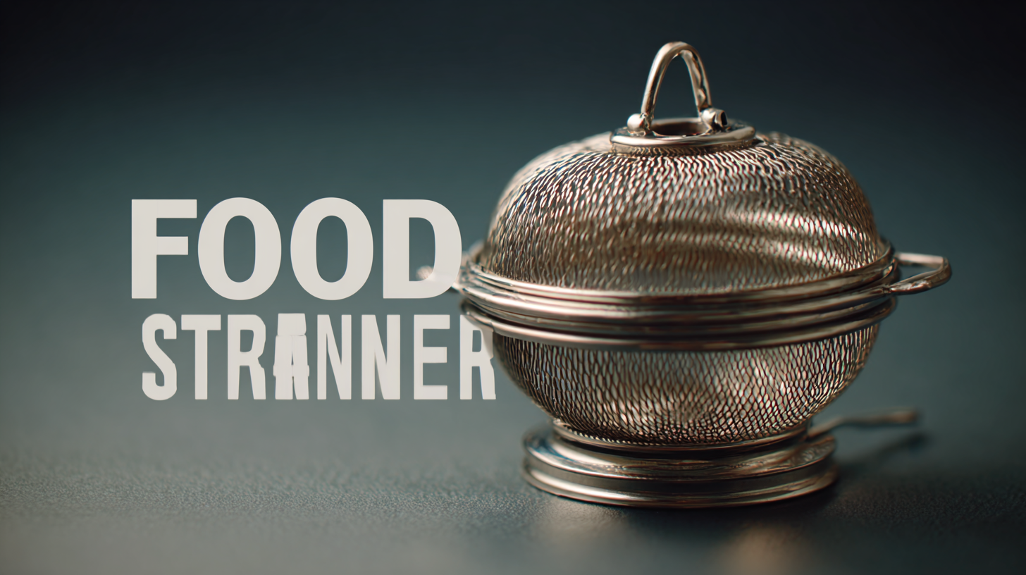 How to Choose the Best Food Strainer for Your Culinary Needs and Increase Efficiency