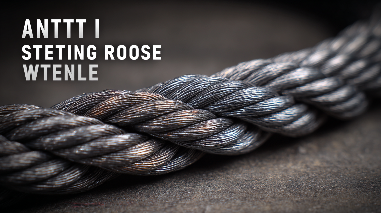 Issues with Selecting the Best Anti Twisting Steel Rope for Your Needs