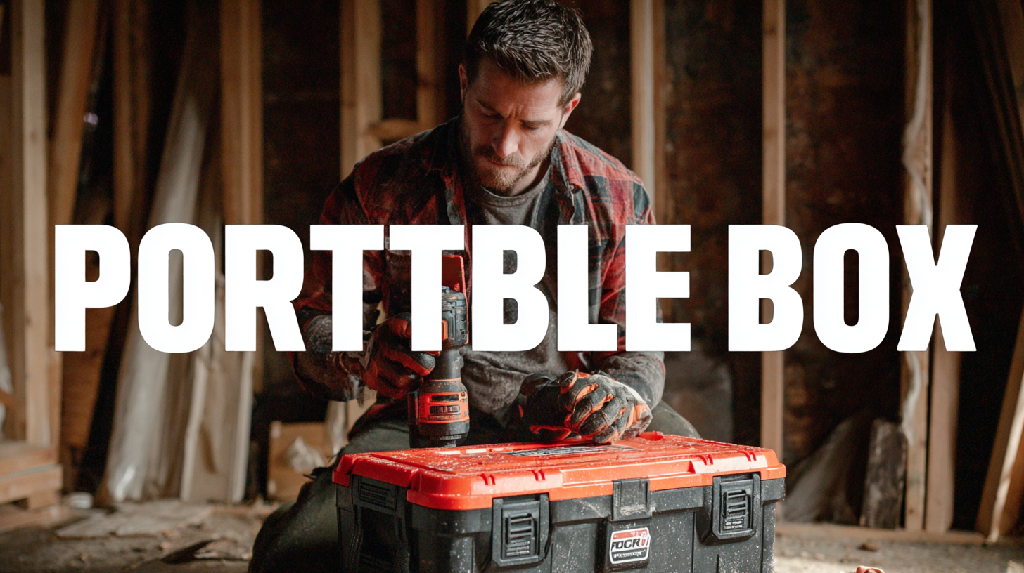 7 Reasons Why the Best Portable Steel Tool Box Will Revolutionize Your Work Efficiency