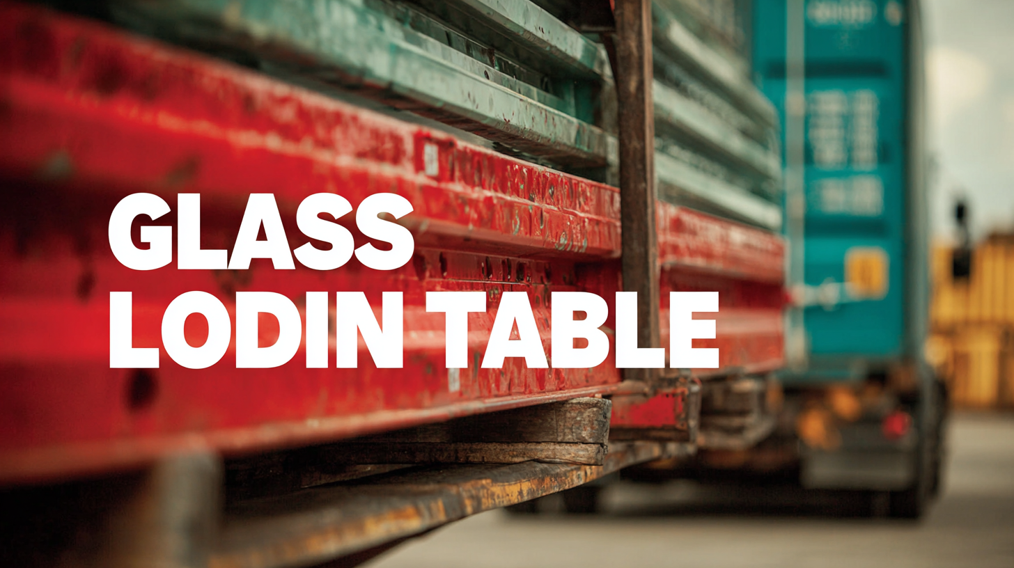 Understanding Import and Export Certifications for the Best Glass Loading Table Industry