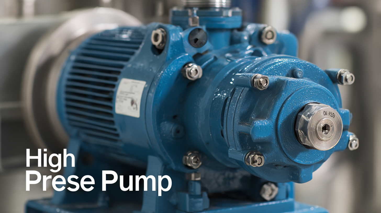 Exploring the Versatility of High Pressure Pumps Across Different Industries and Their Unique Benefits