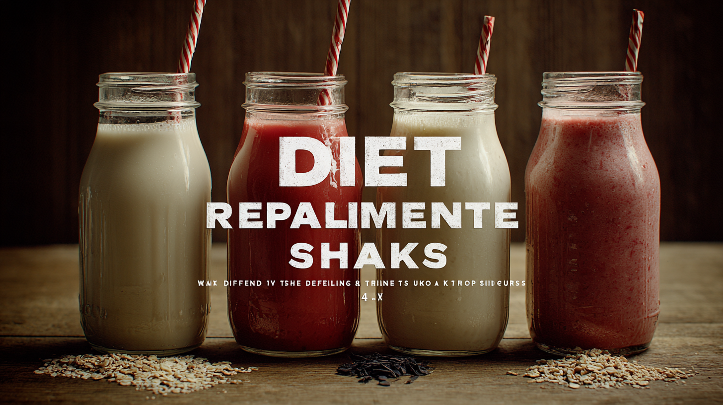 The Definitive Guide to Choosing the Best Diet Replacement Shakes for Global Buyers