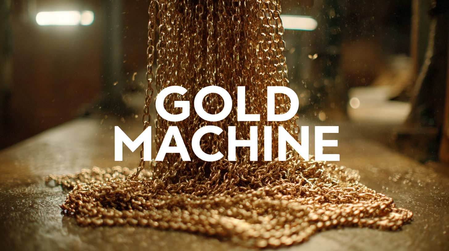 How to Choose the Right Gold Chain Machine for Your Manufacturing Needs