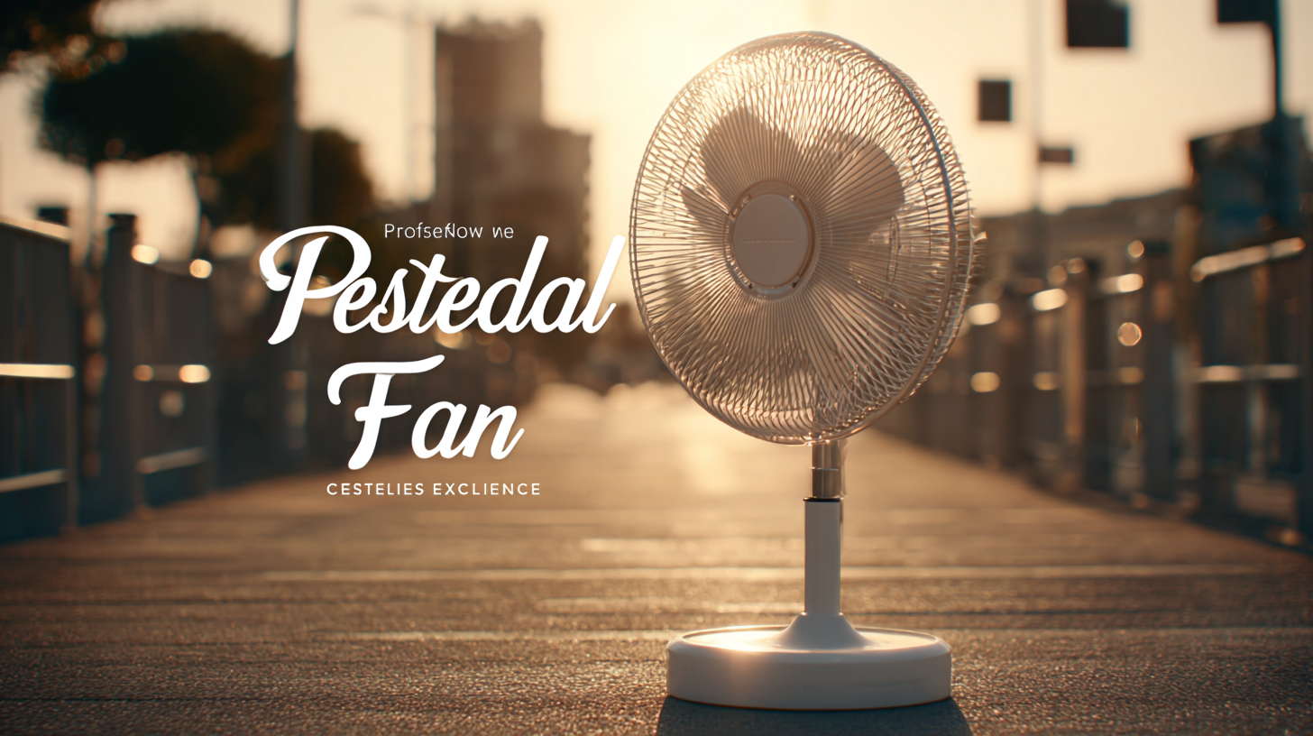 Crafted Excellence: Discover the Best Pedestal Fan from China for Global Markets