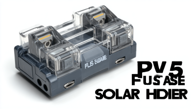 5 Essential Tips for Choosing the Best Pv Solar Fuse Holder