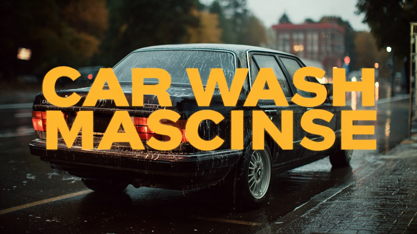 7 Essential Features of the Best Car Wash Machine for Business Success