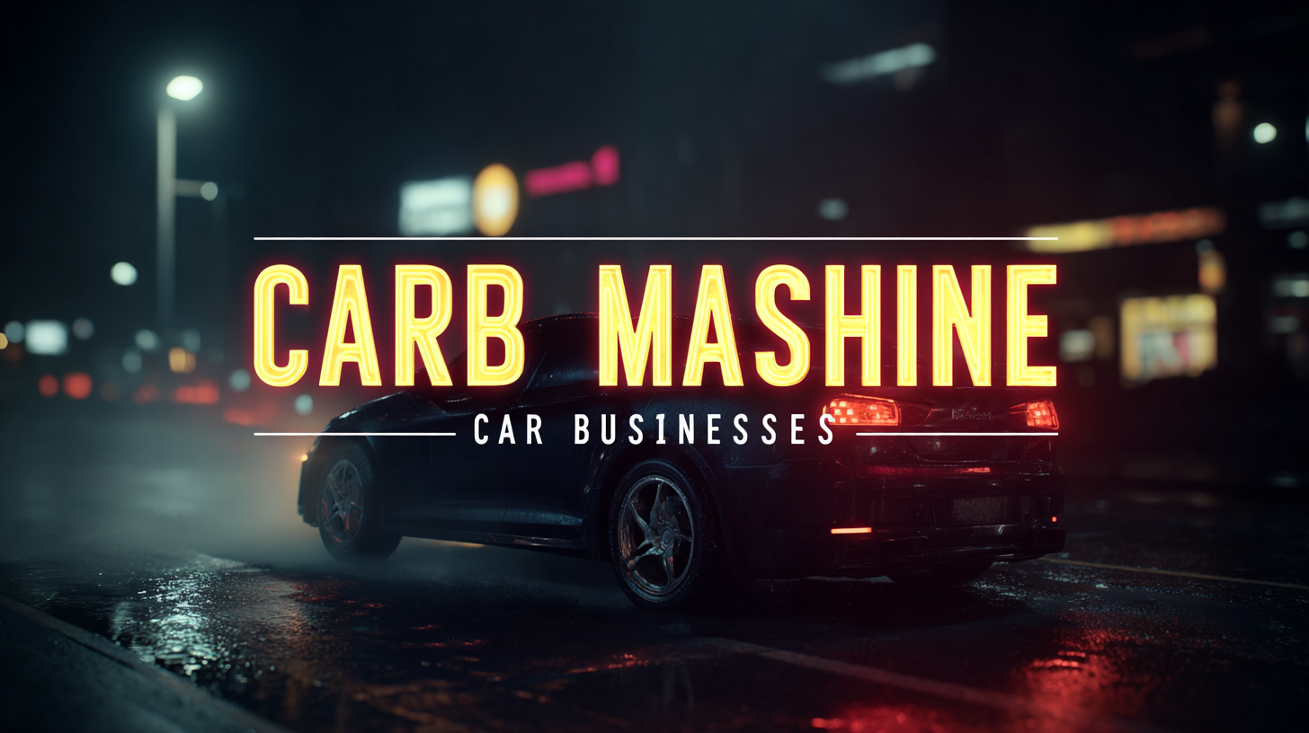 7 Essential Features of the Best Car Wash Machine for Business Success