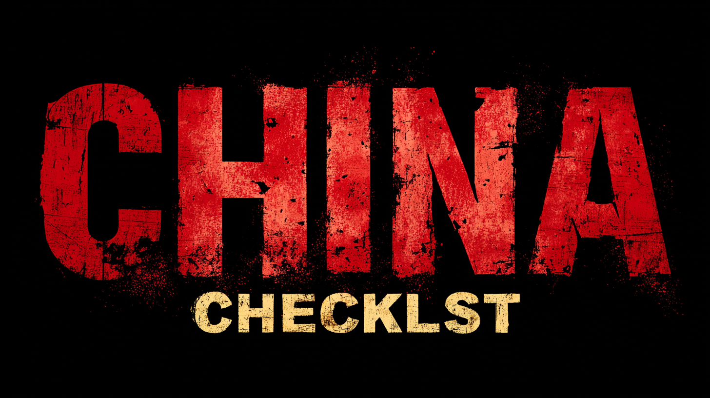 Ultimate Guide to Finding the Best China Products with a Comprehensive Checklist