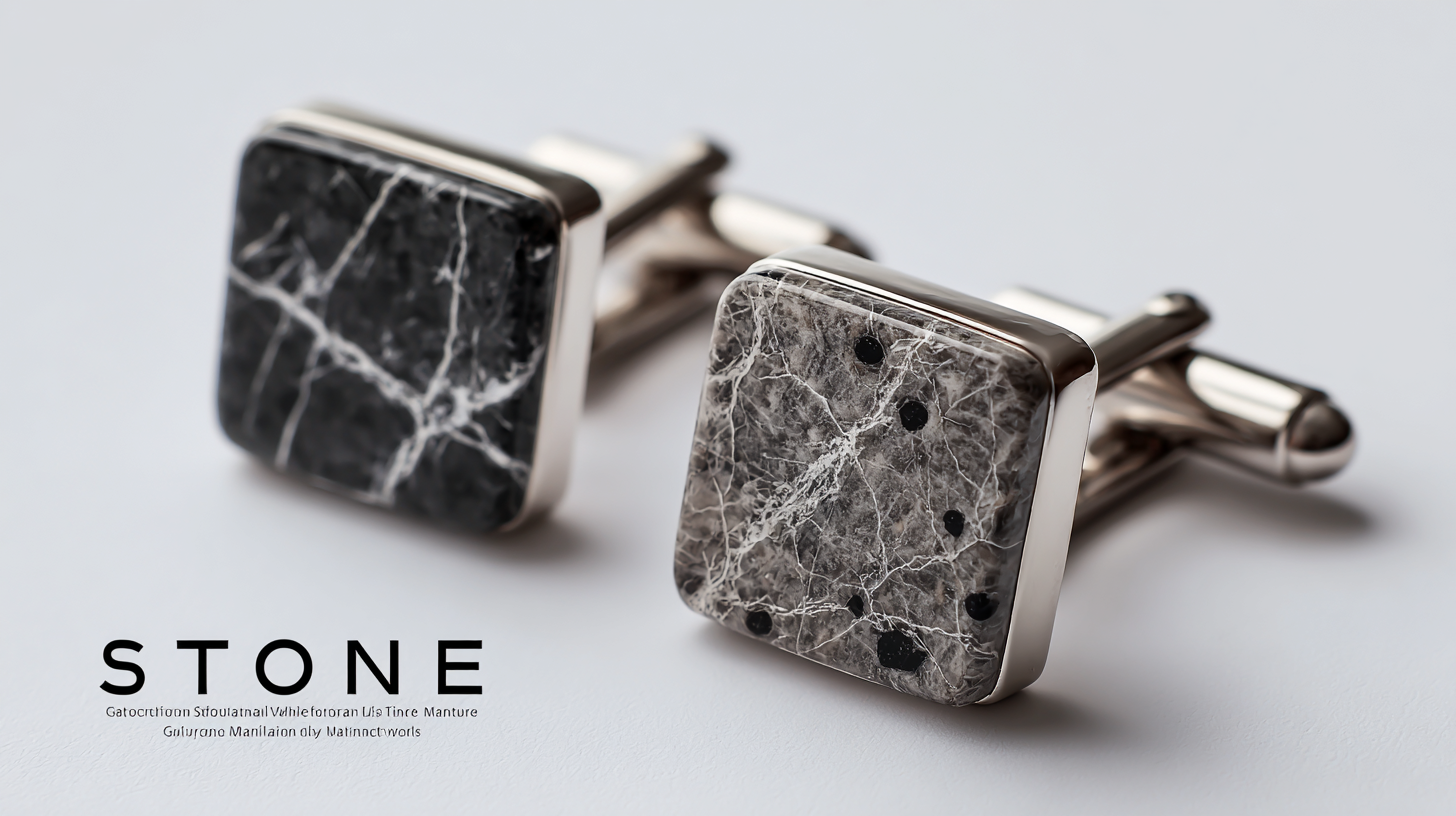Discover Premium Stone Cufflinks from China as Your Global Manufacturing Partner