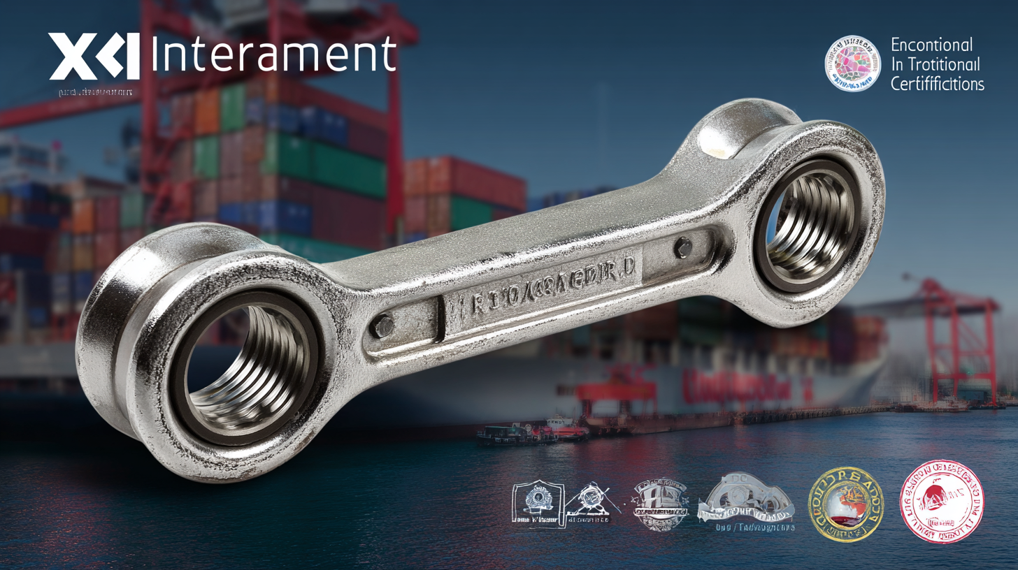 Enhancing International Trade with Best Connecting Rod through Import and Export Certifications