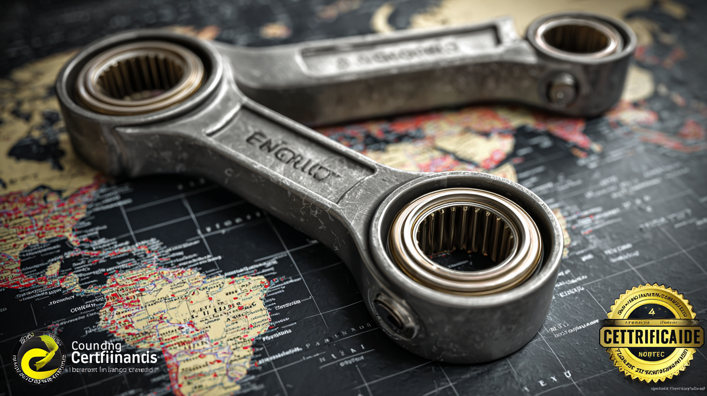 Enhancing International Trade with Best Connecting Rod through Import and Export Certifications