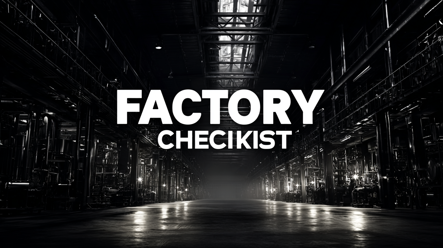 Ultimate Checklist for Choosing the Best Factory