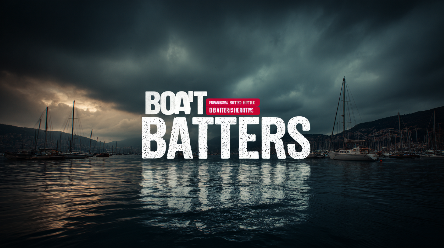 Navigating the Future of Marine Power 2025 Insights on Best Boat Batteries