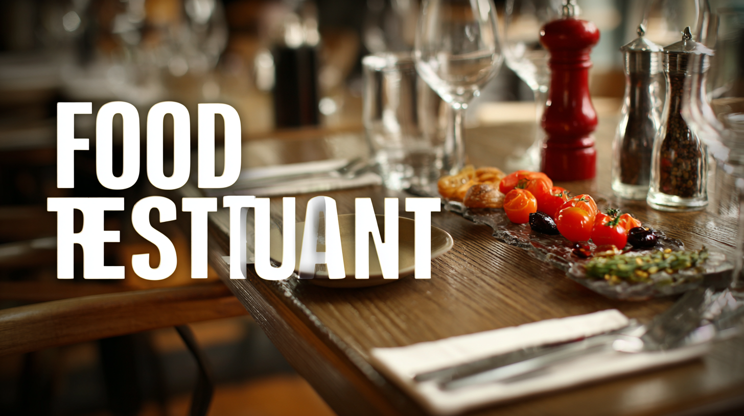 Ultimate Guide to the 7 Essential Features of the Best Food Restaurant Table