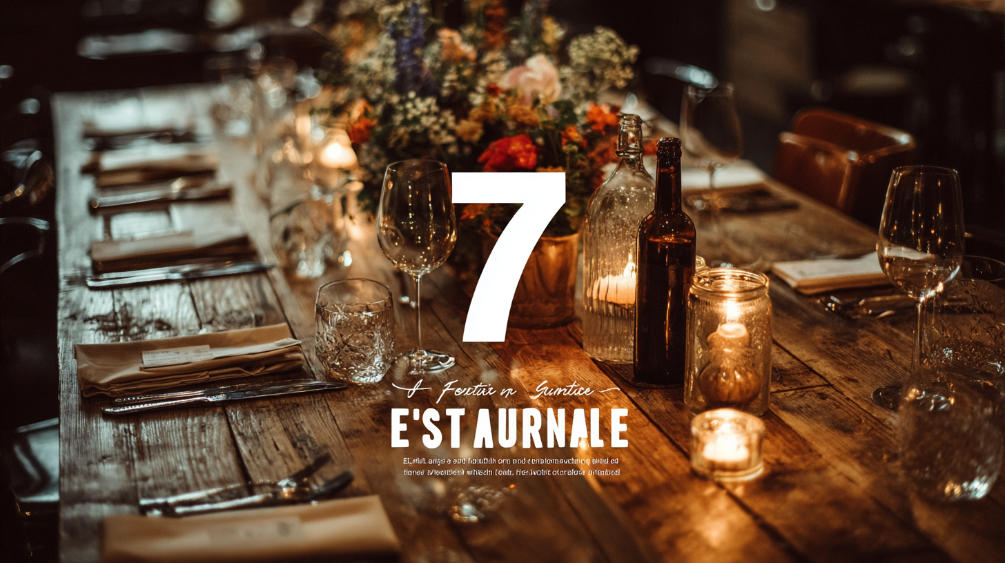 Ultimate Guide to the 7 Essential Features of the Best Food Restaurant Table