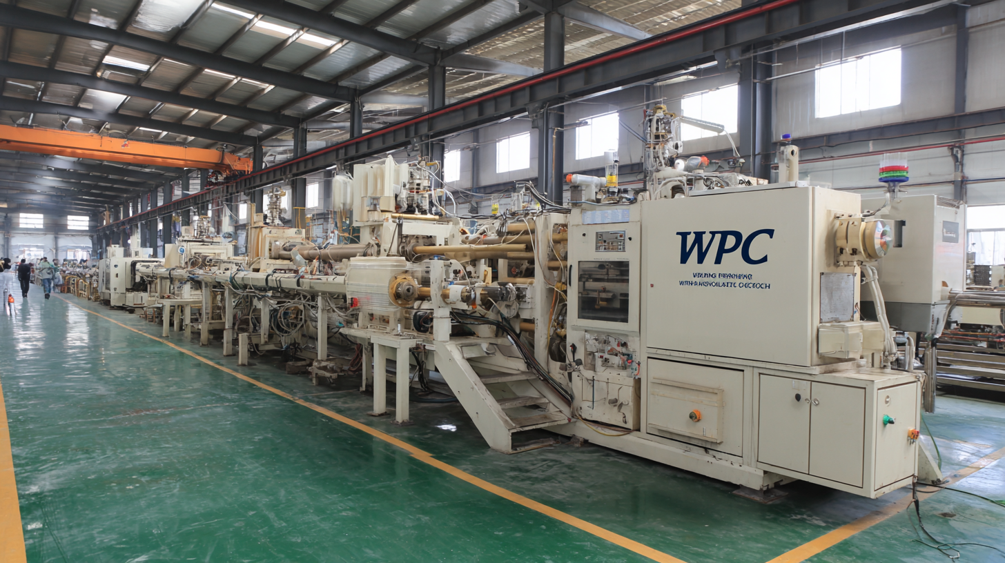 Top Quality Plastic WPC Extrusion Machines from China for Global Excellence