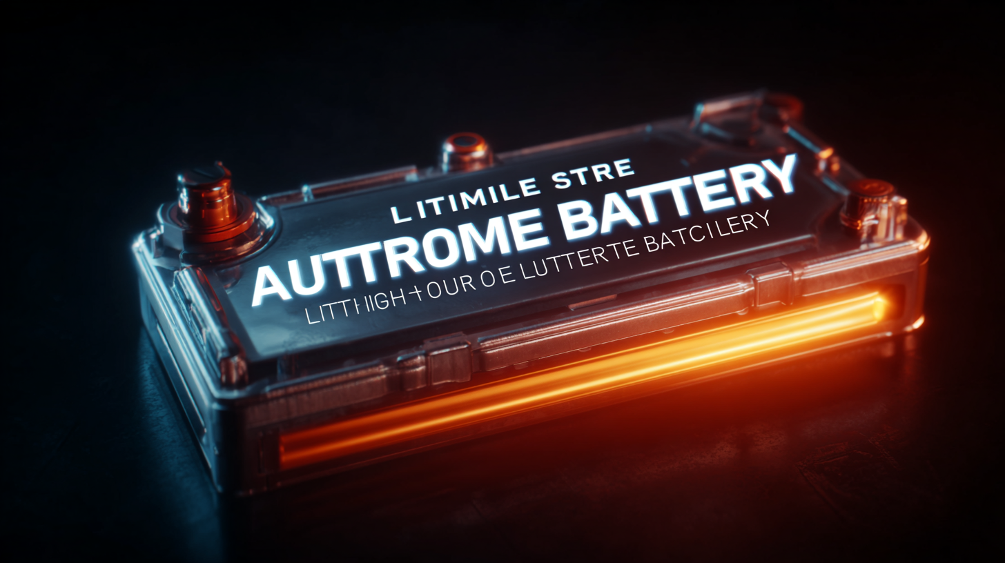 Ultimate Guide to Choosing the Best Automobile Start Lithium Battery for Your Vehicle