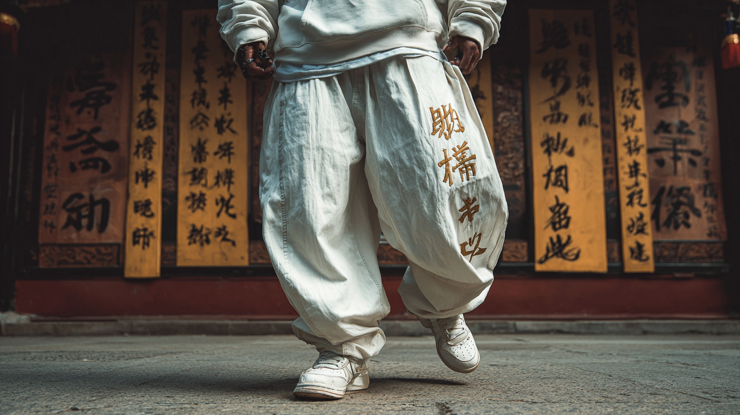 China's Pride in World Class Craftsmanship for Best Baggy Pants White Exported Globally