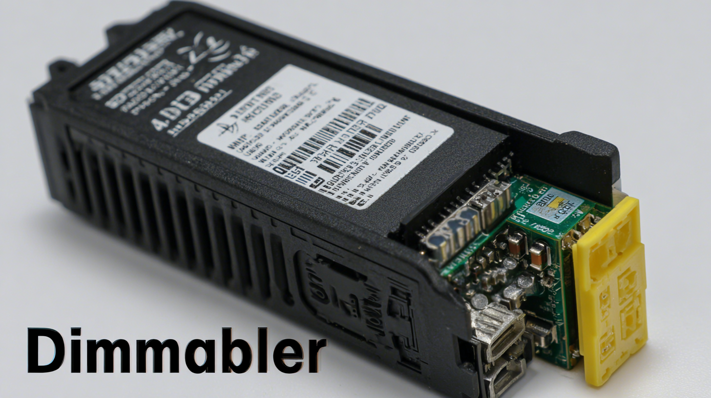 The Future of Smart Lighting: Harnessing Best Dimmable LED Drivers for Energy Efficiency