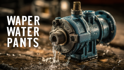 Future Trends in Best Water Pump Parts Market by 2025