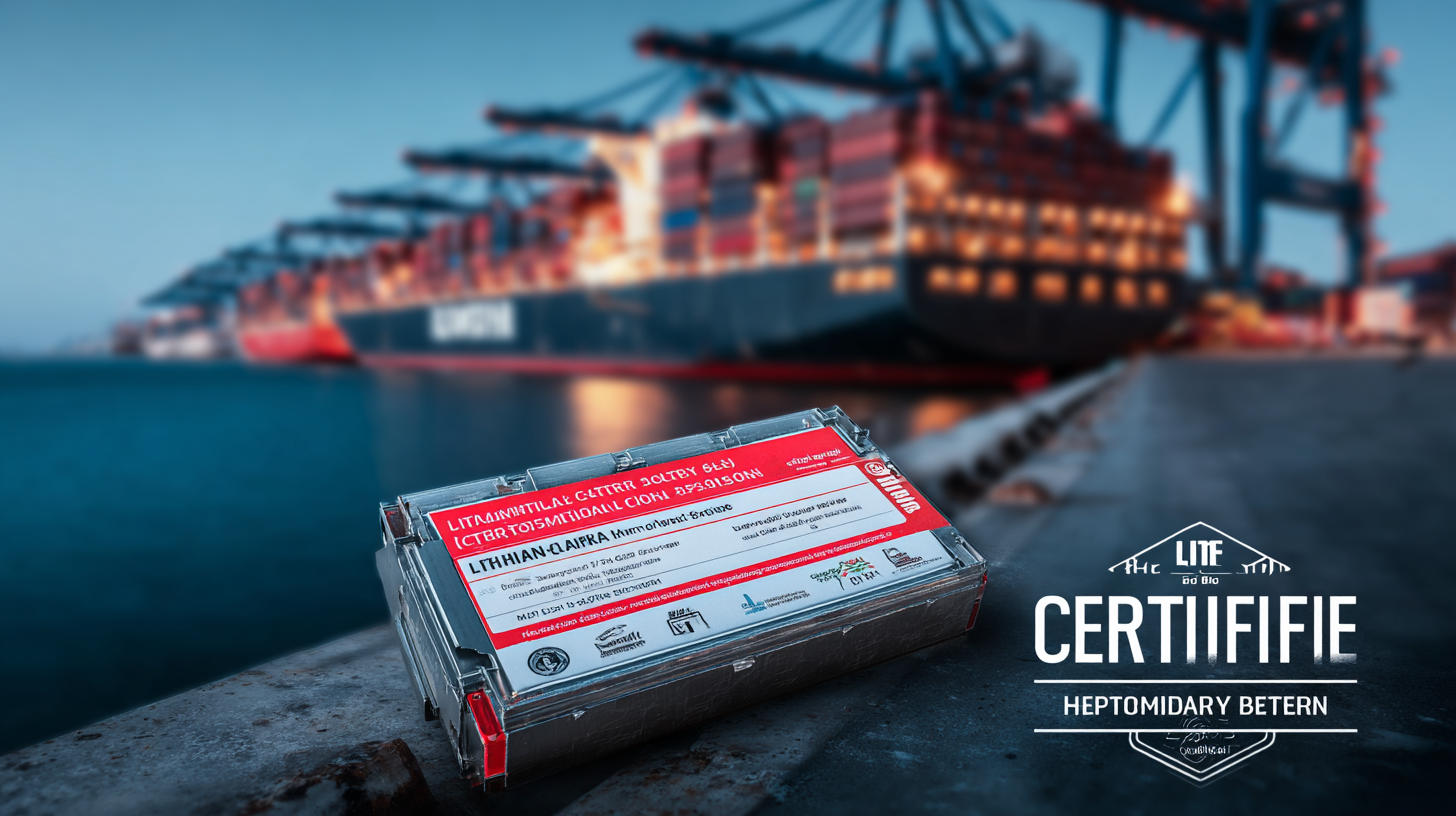 Navigating Global Trade Certifications for the Best Lithium Phosphate Battery Pack with A Step by Step Guide