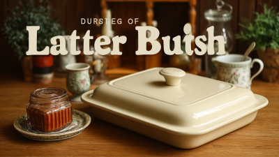 Exploring the Specifications and Uses of the Best Large Butter Dish with Lid for Everyday Cooking