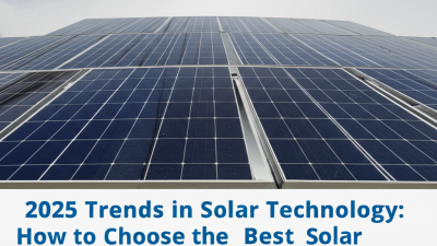 2025 Trends in Solar Technology: How to Choose the Best Solar Combiner Box for Your Needs