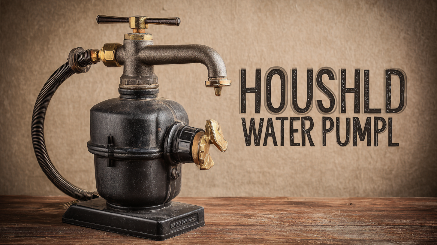 7 Essential Tips for Choosing the Best Household Water Pump for Your Home