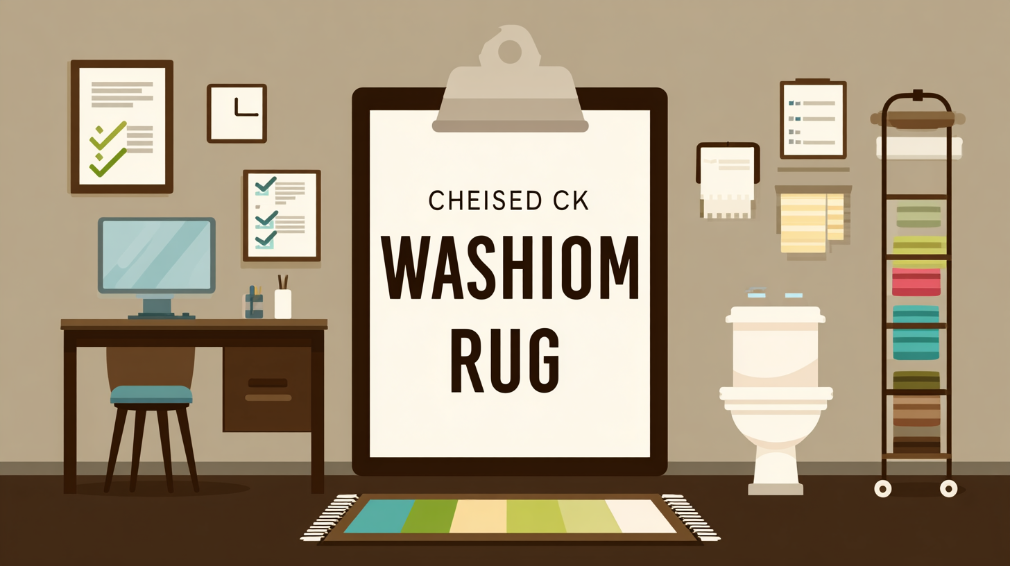 Essential Checklist for Choosing the Best Washroom Rug for Your Business Needs