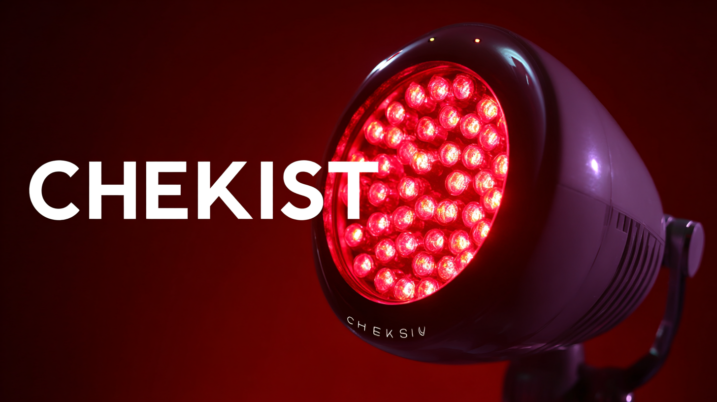 The Ultimate Checklist for Sourcing the Best Red Light Therapy Products