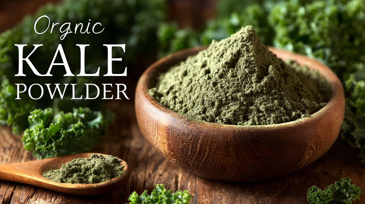 Advantages of Incorporating Best Organic Kale Powder into a Healthy Diet