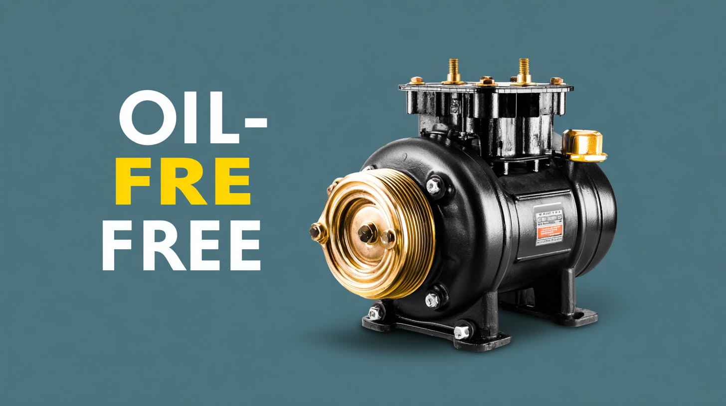 The Ultimate Guide to Choosing the Best Oil-free Air Compressor for Your Needs