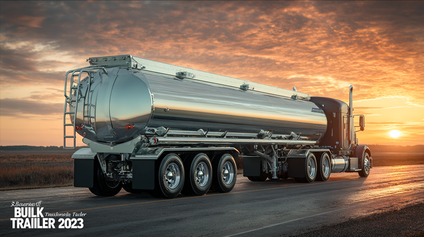 Revolutionizing Transportation: The Future of Best Bulk Tanker Trailers by 2025
