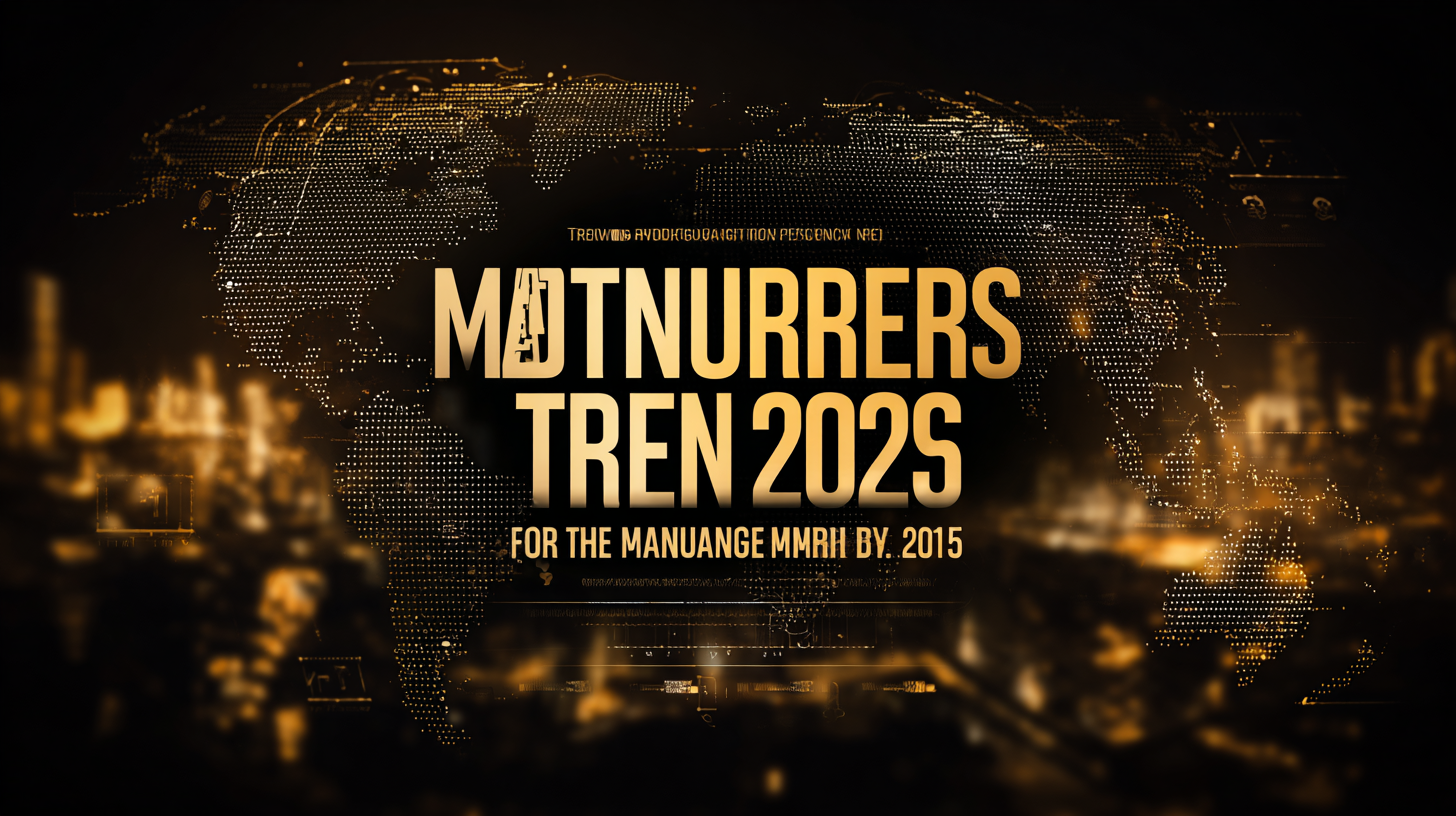 Future Trends in Global Procurement by Best Manufacturers for 2025 Market Insights