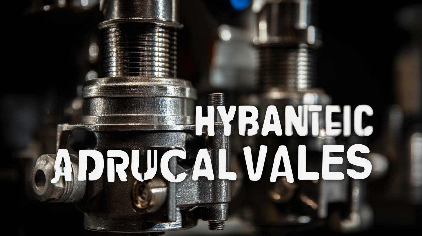 What are the Advantages of Using the Best Hydraulic Valves in Your Operations