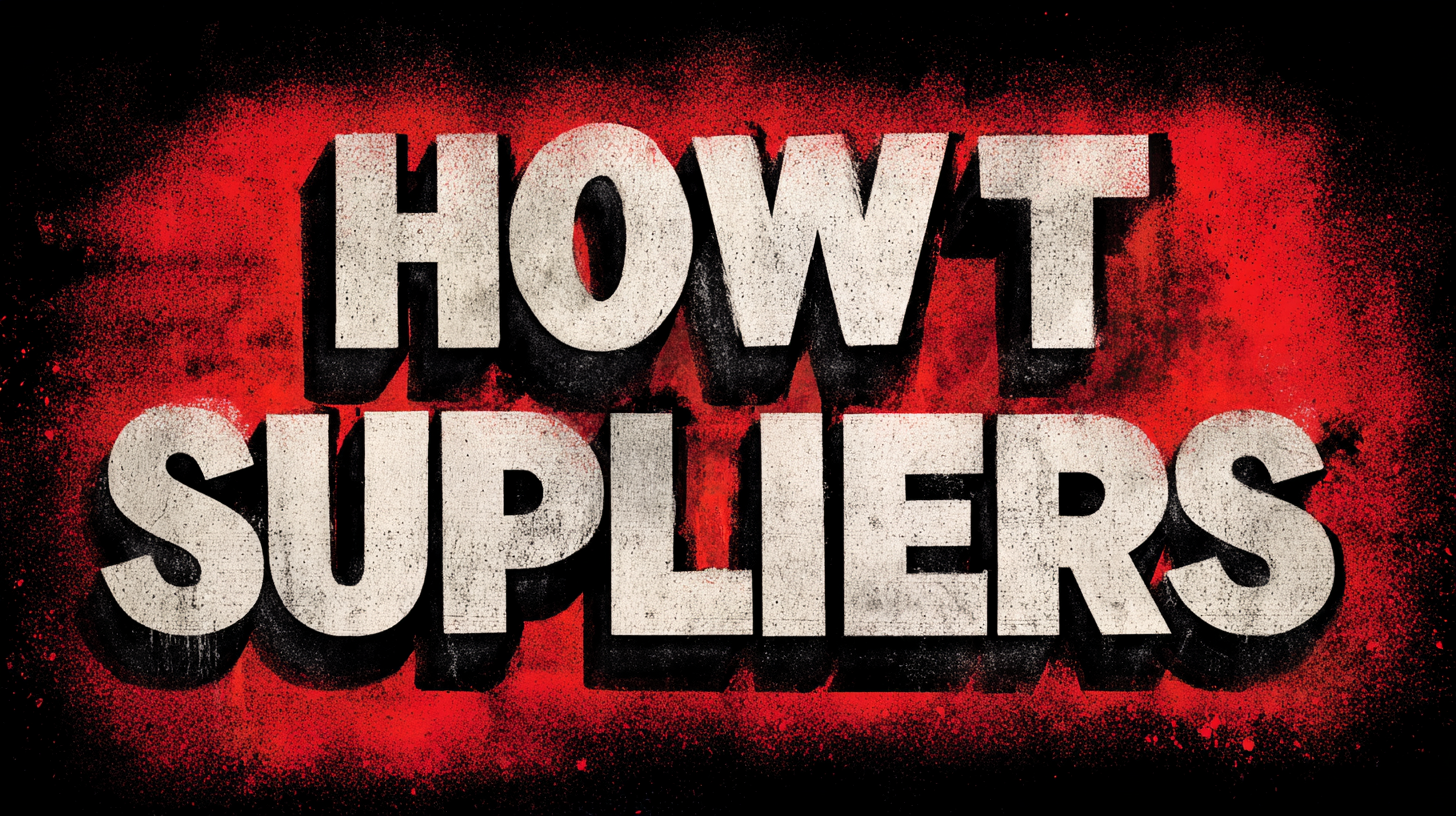 How to Identify the Best Suppliers: A Comprehensive Step-by-Step Tutorial