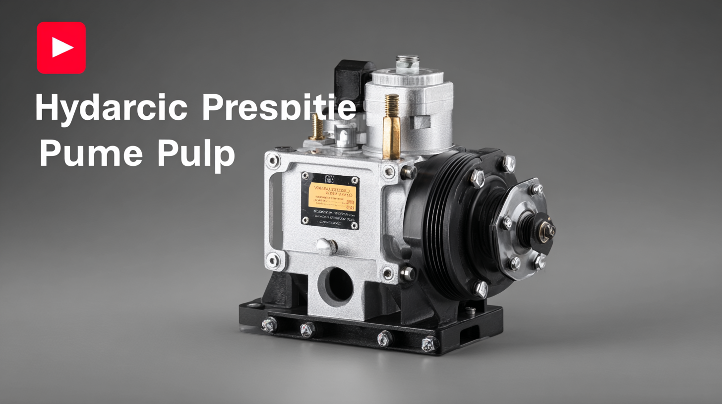 Exploring the Top 5 Best Hydraulic Pressure Pump Models for Industrial Applications
