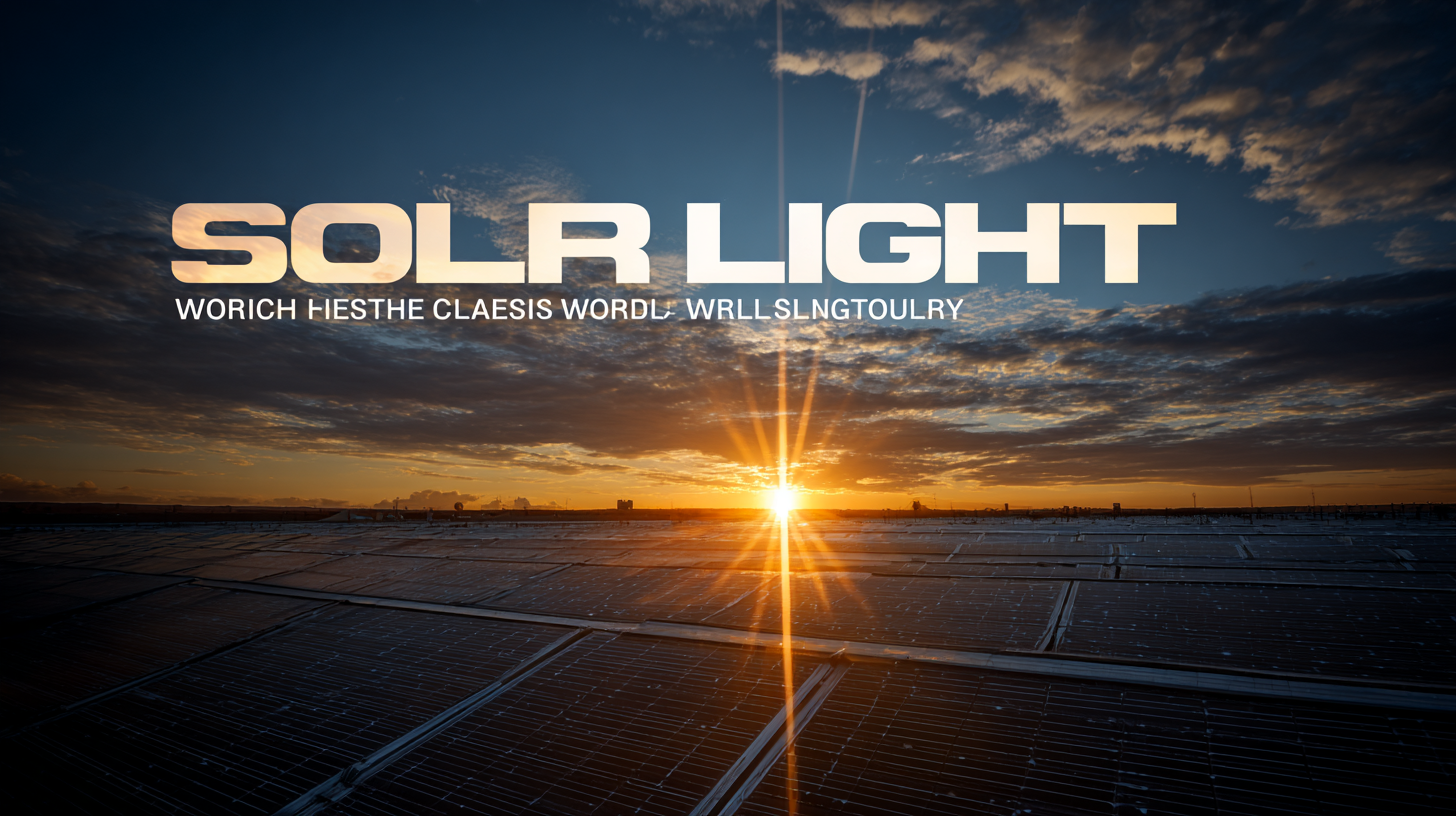 World Class Chinese Factory Delivering Exceptional Best Solar With Light Solutions for Global Buyers