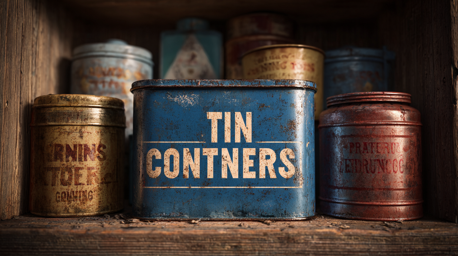 Top Strategies for Sourcing the Best Tin Containers to Boost Your Global Procurement Efficiency