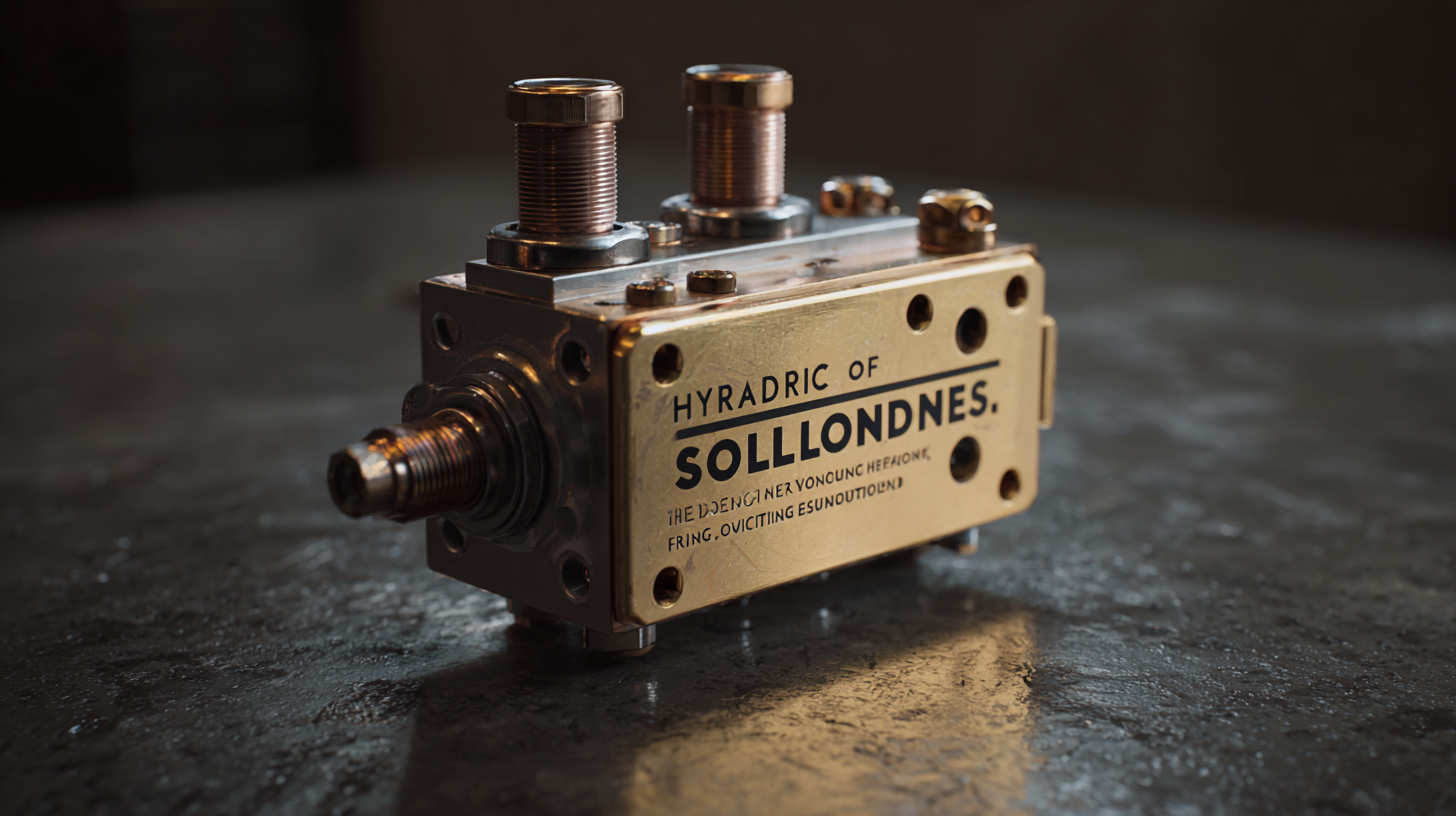 The Future of Best Hydraulic Solenoids: Innovations Driving Industrial Efficiency