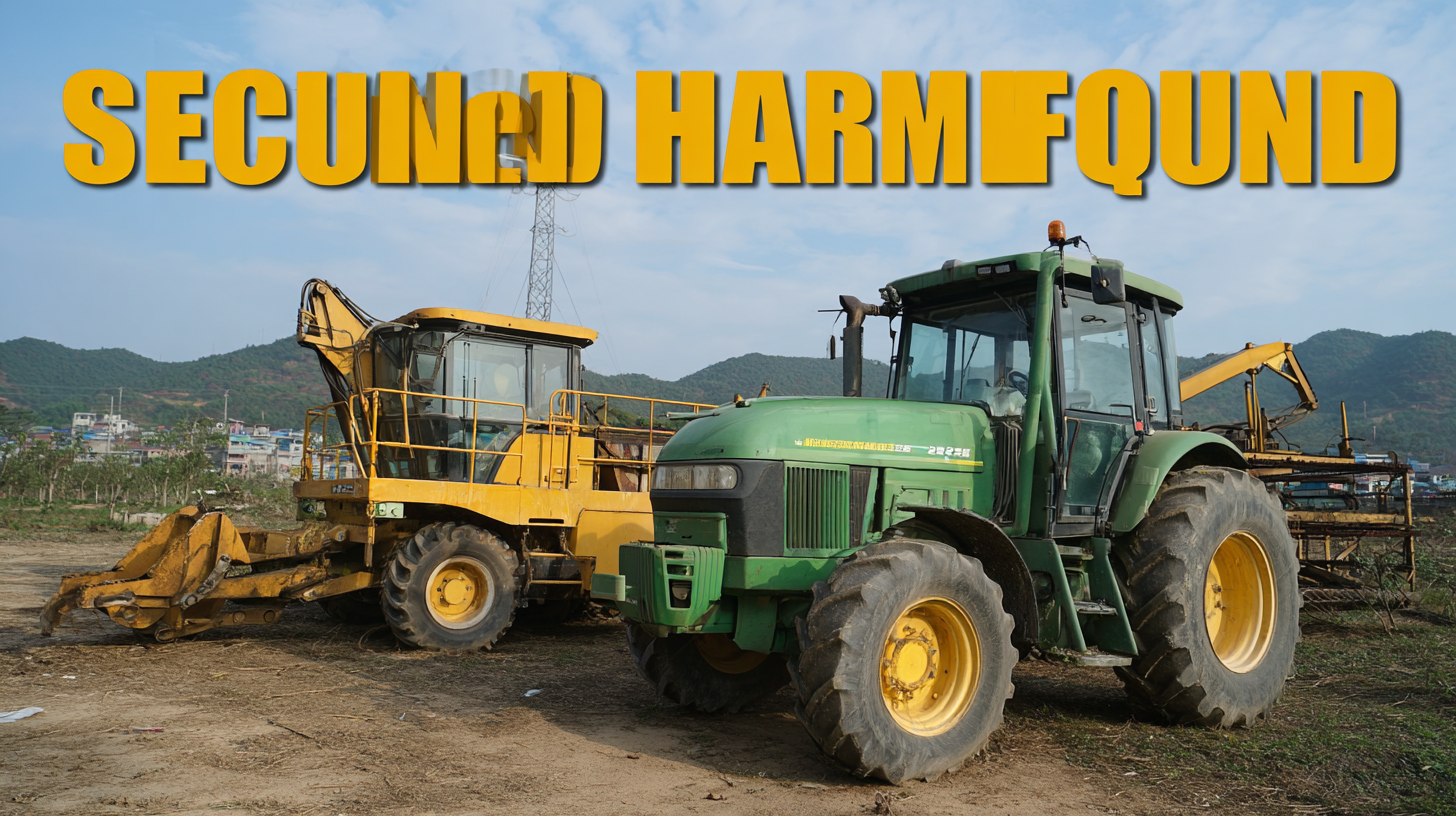 Discover Top-Quality Second Hand Farm Equipment from Leading Chinese Manufacturers