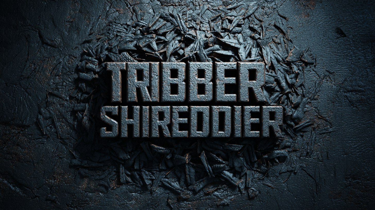 Selecting Top Quality Manufacturers for Best Rubber Tire Shredder Your Complete Guide
