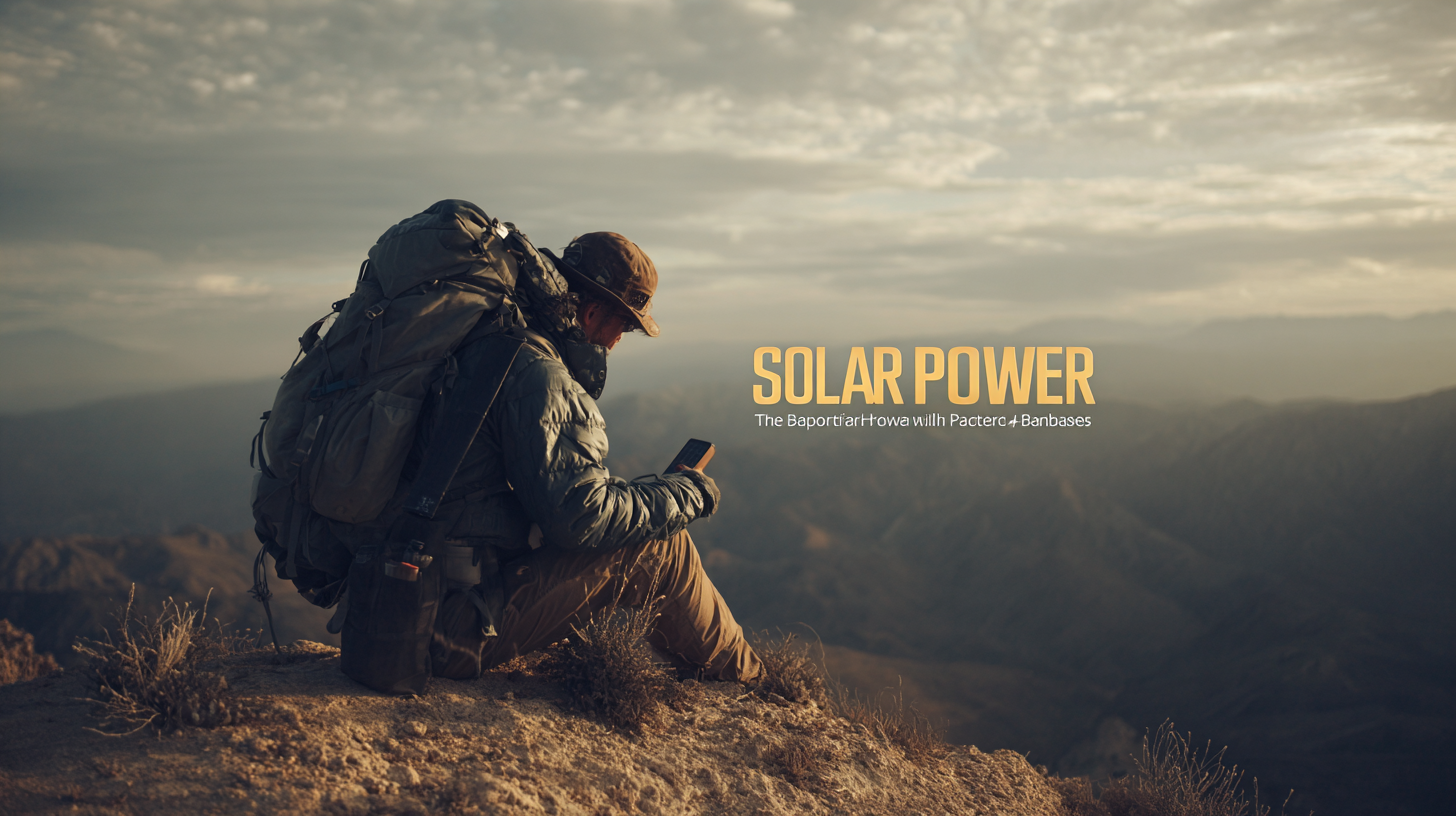 Exploring the Versatility of Best Solar Power Banks in Outdoor Adventures and Travel