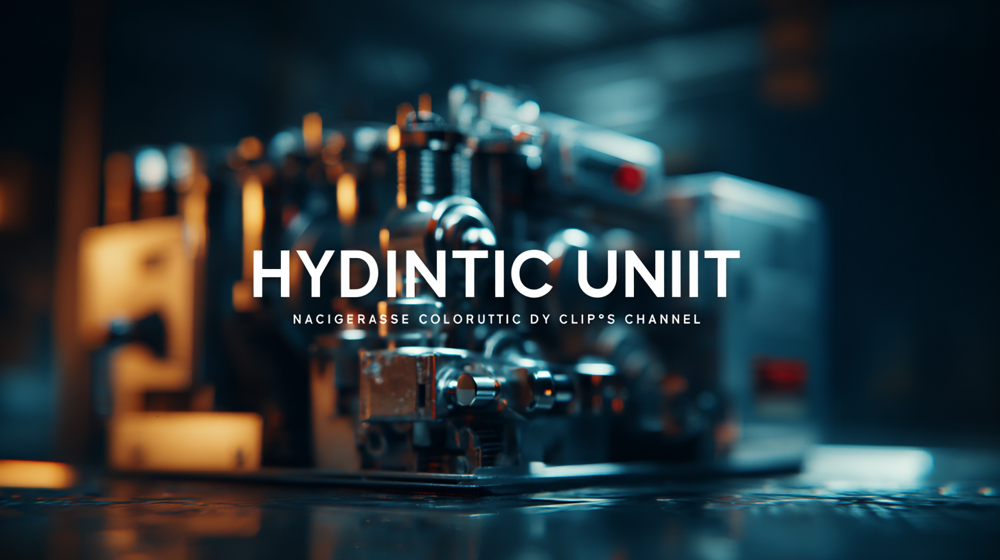 Navigating Challenges with Hydraulic Unit Efficiency Across Global Supply Chains