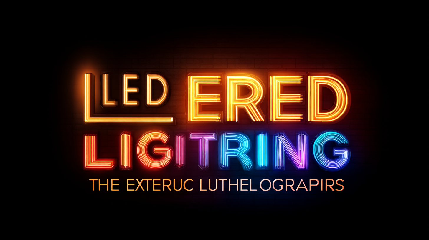 The Ultimate Guide to Choosing the Best Led Exterior Lighting for Your Global Projects