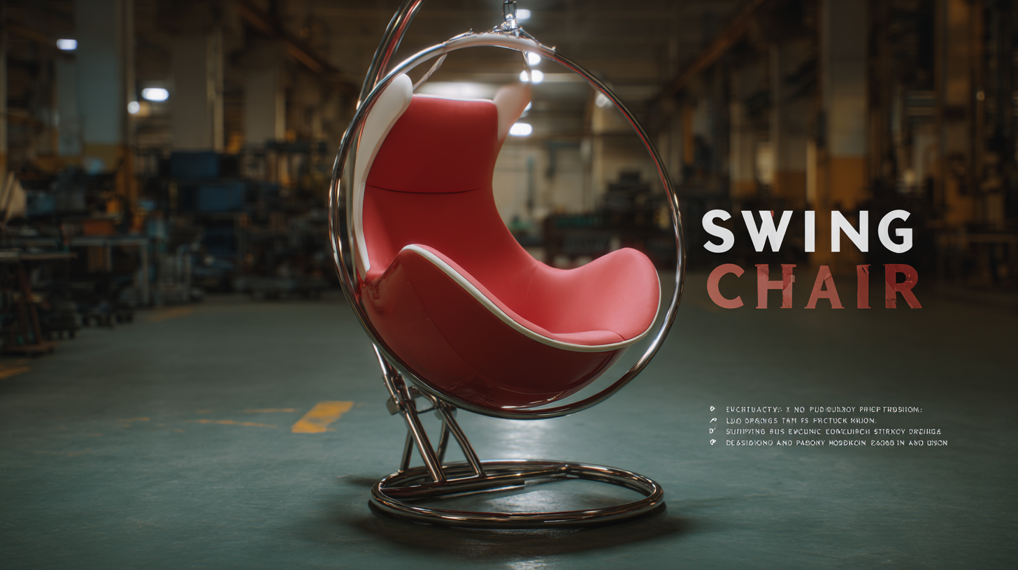 Elevating Industry Production Standards with the Best Swing Chair Design