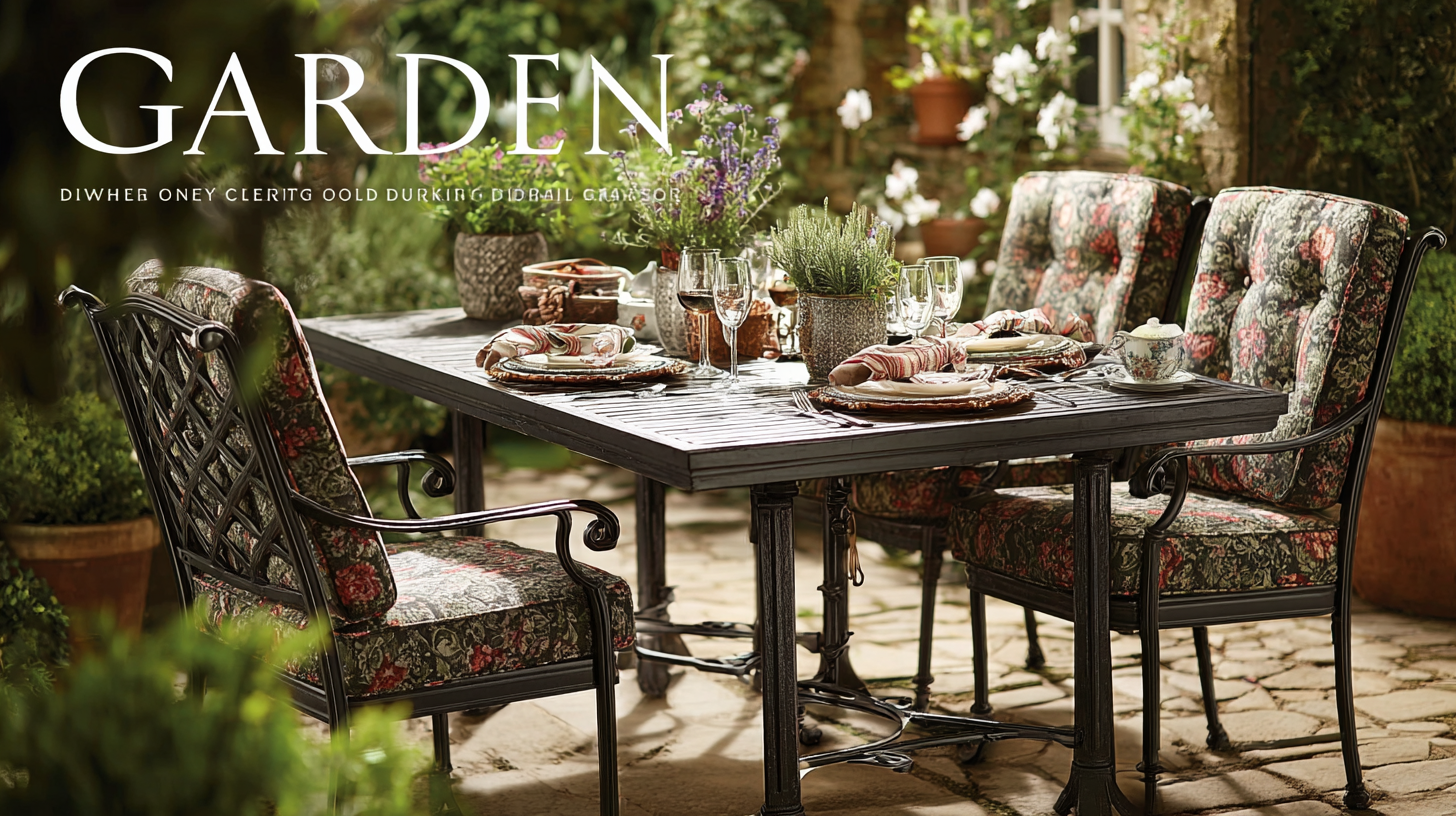 Benefits of Choosing the Best Garden Dining Chairs for Your Outdoor Experience