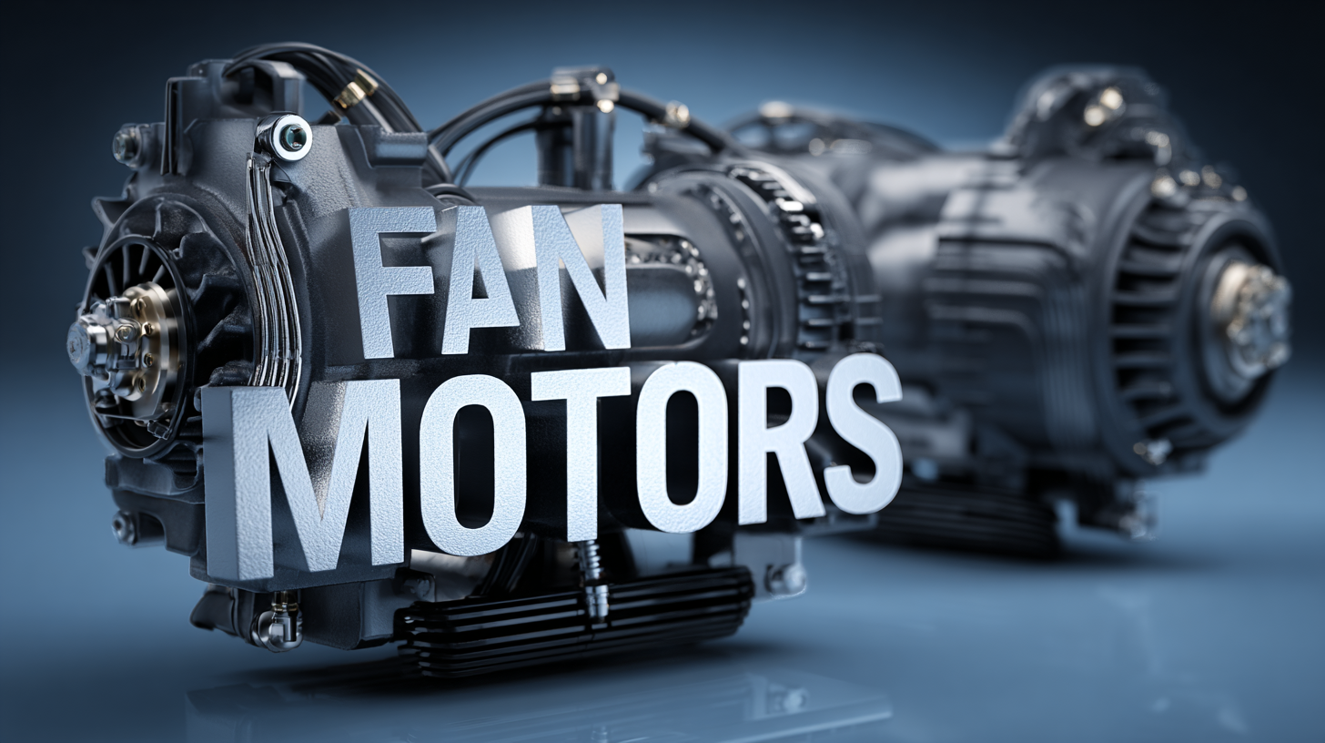 7 Reasons Why Best Fan Motors are Essential for Your Business Success