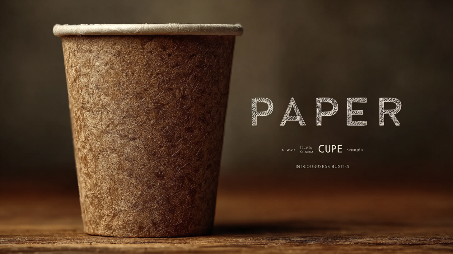 Mastering the Art of Choosing the Best Paper Cup for Your Business Needs
