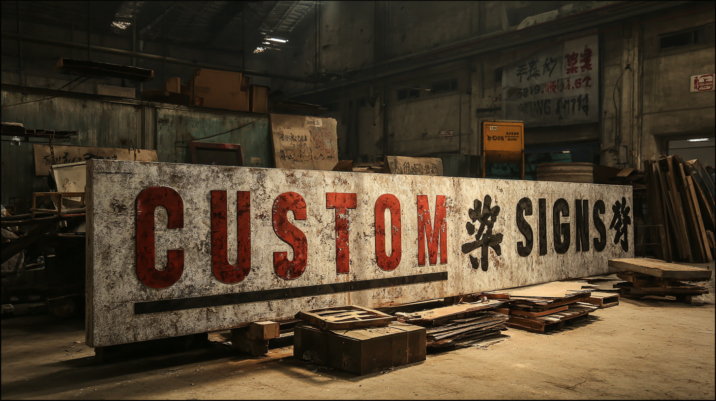 Exceptional Custom Signs Made in China for Global Clients